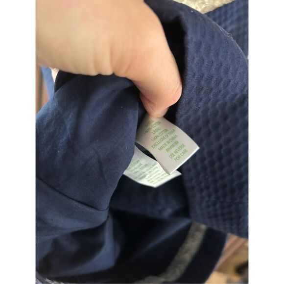 Lilly Pulitzer Eliana True Navy Braided Gold Cocktail Shift Dress size 6 - Picture 6 of 7